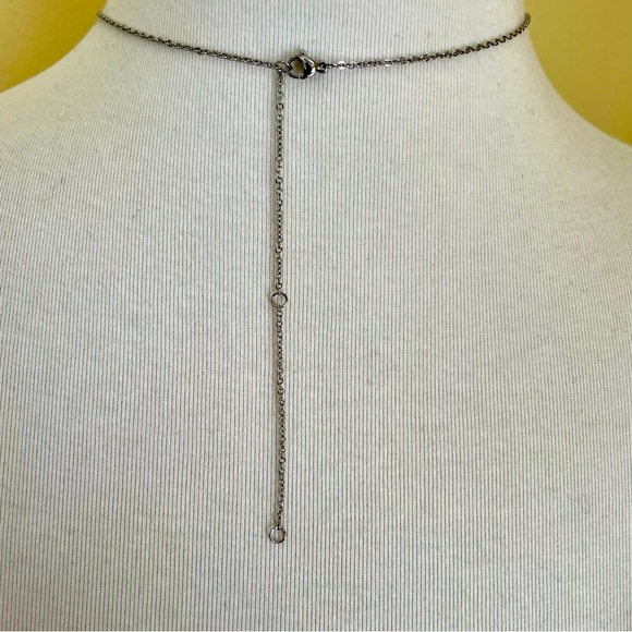 Dragonfly Heart Knot Necklace - Picture 4 of 4